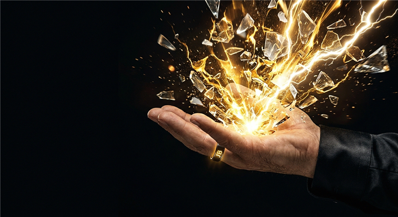 Person holding poker chips and cards at gaming table